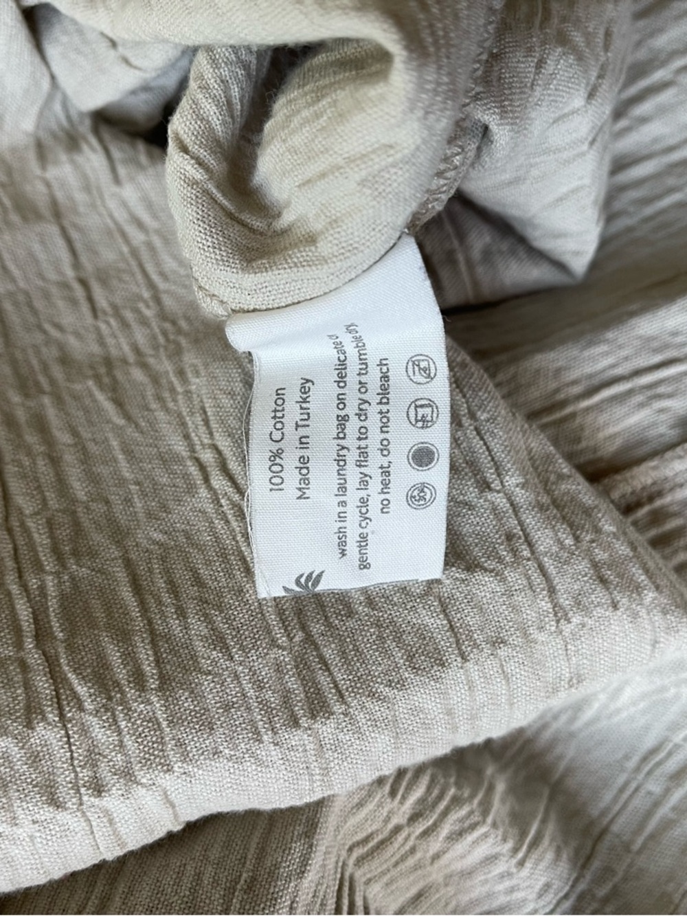 The Handloom Cotton Gauze Midi Dress Neutral Minimal Organic Ethical Ethereal - Picture 8 of 9